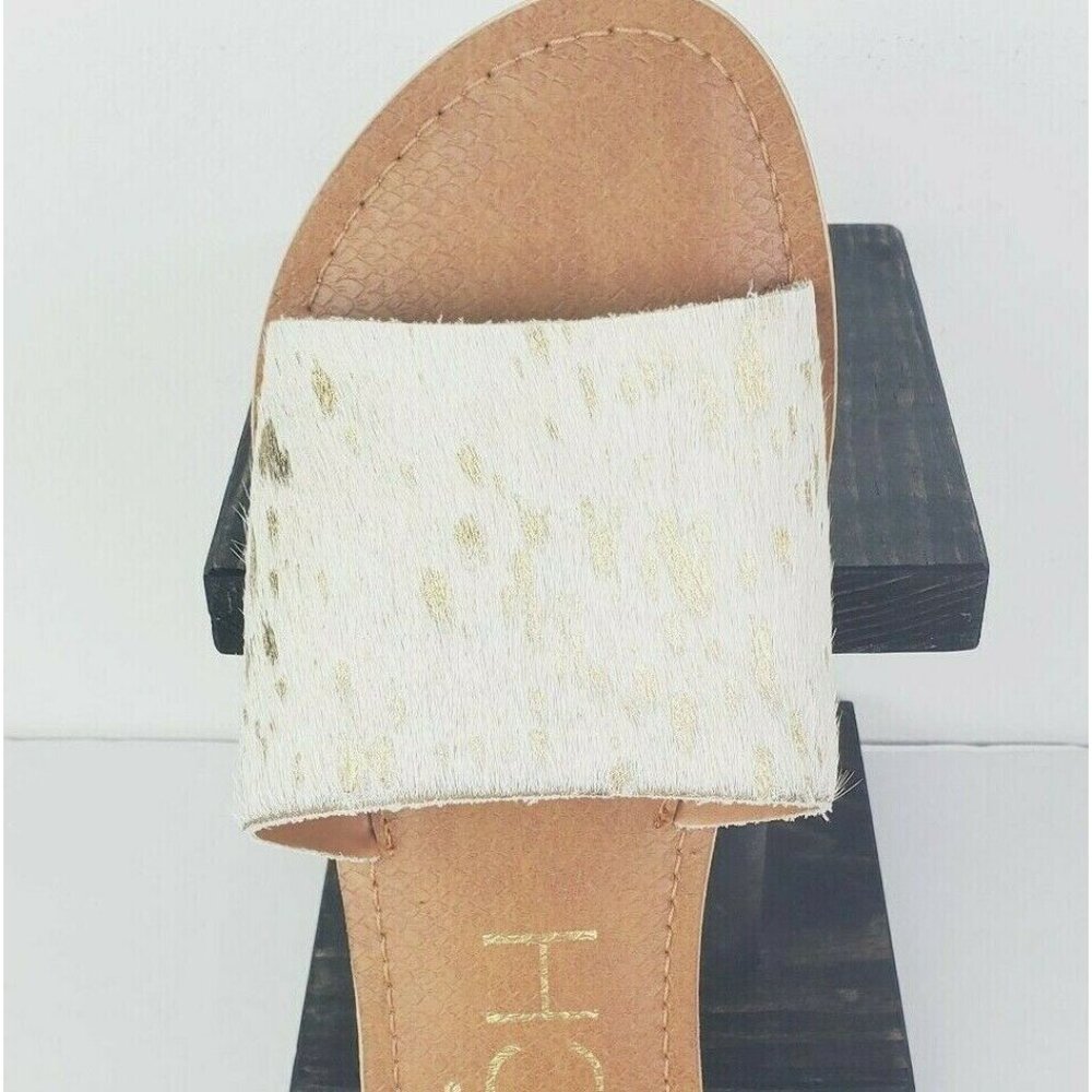 BEACH by Matisse Havana Calf Hair Wedge Sandal LEFT FOOT Only Amputee Sz 7M - Picture 2 of 3